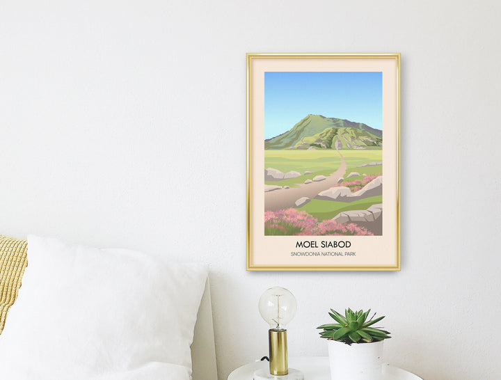 Moel Siabod Snowdonia National Park Travel Poster