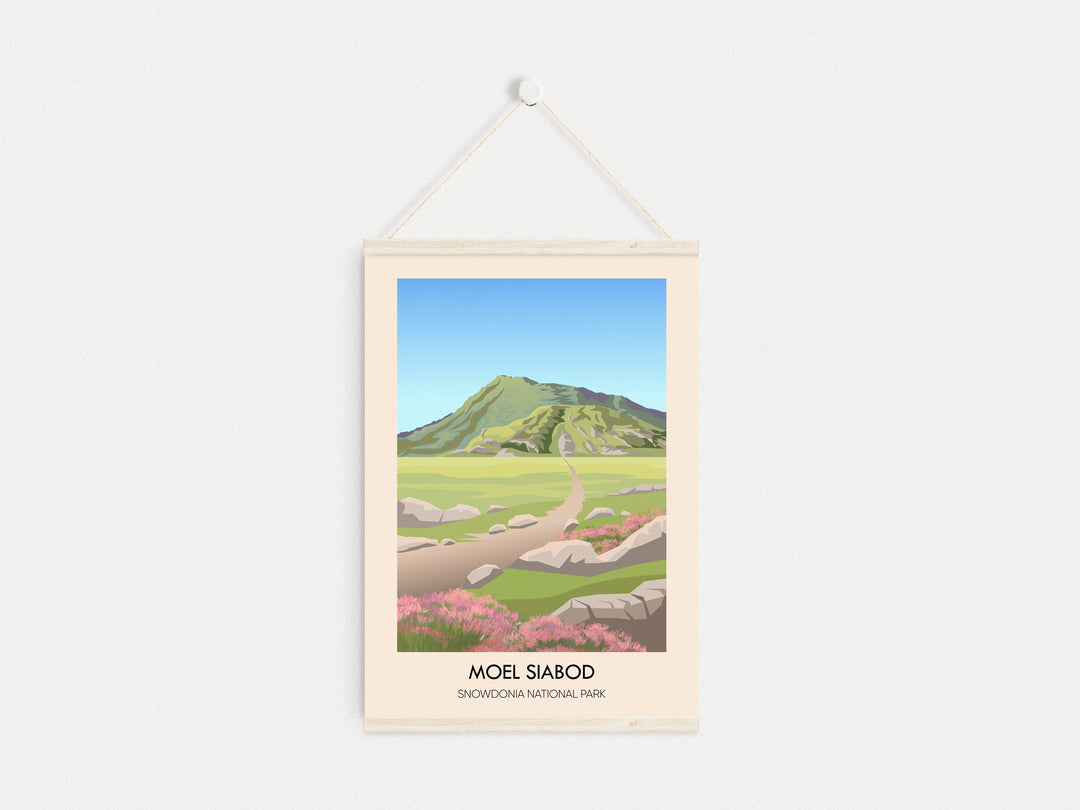 Moel Siabod Snowdonia National Park Travel Poster