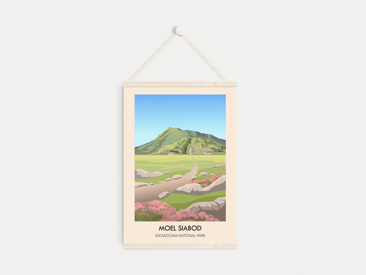 Moel Siabod Snowdonia National Park Travel Poster