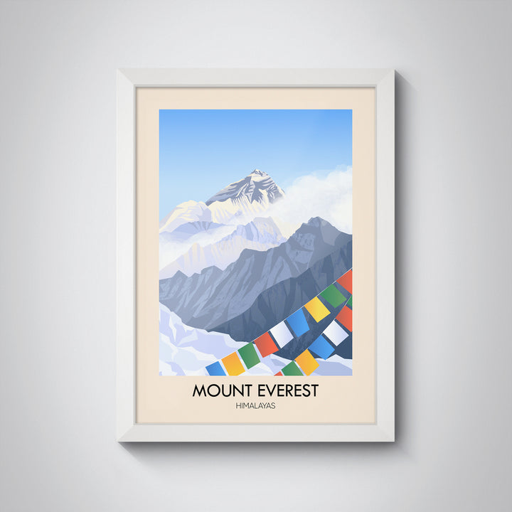 Mount Everest Himalayas Travel Poster