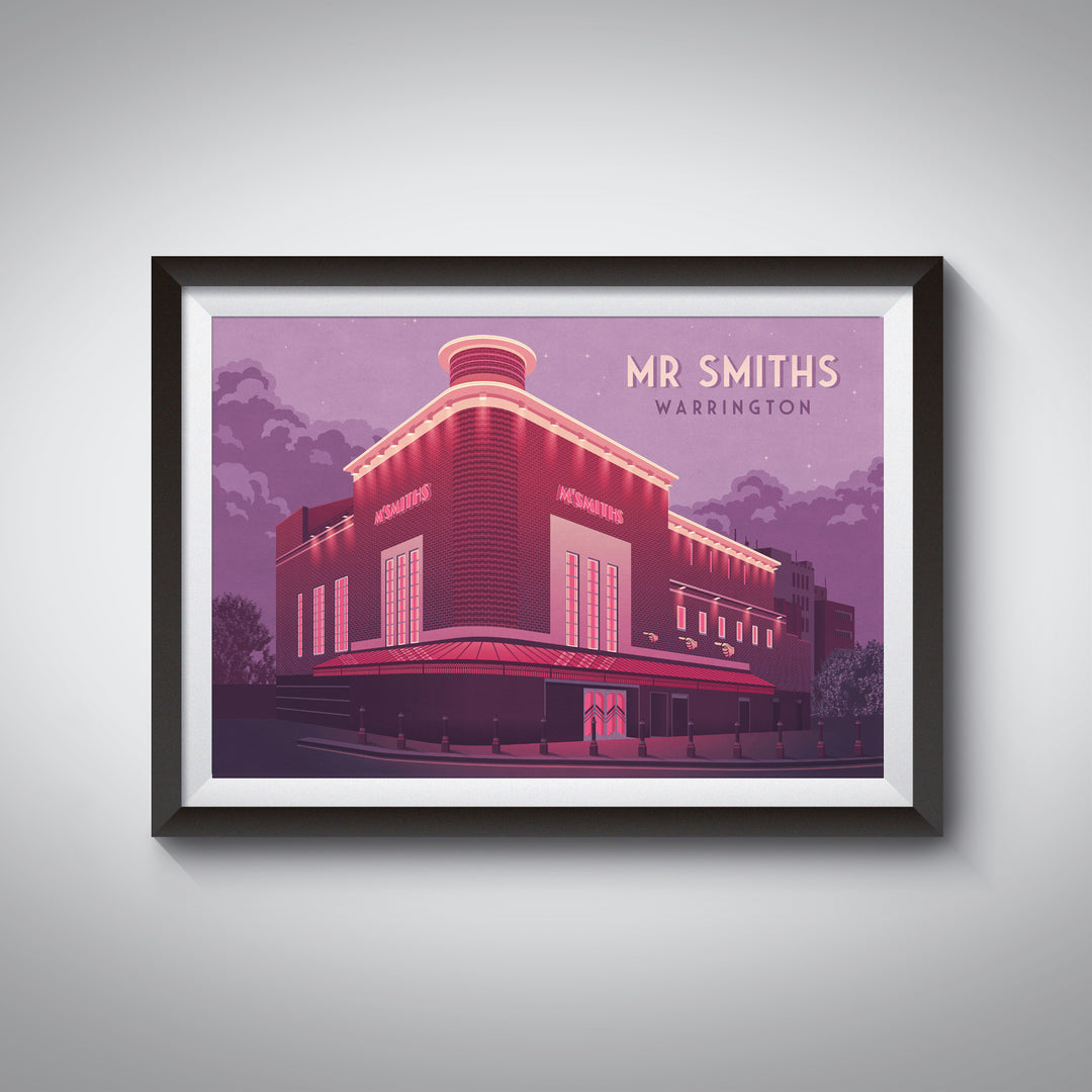 Mr Smiths Nightclub Warrington Poster