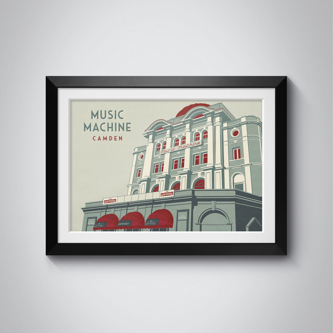 Music Machine Camden London Travel Poster