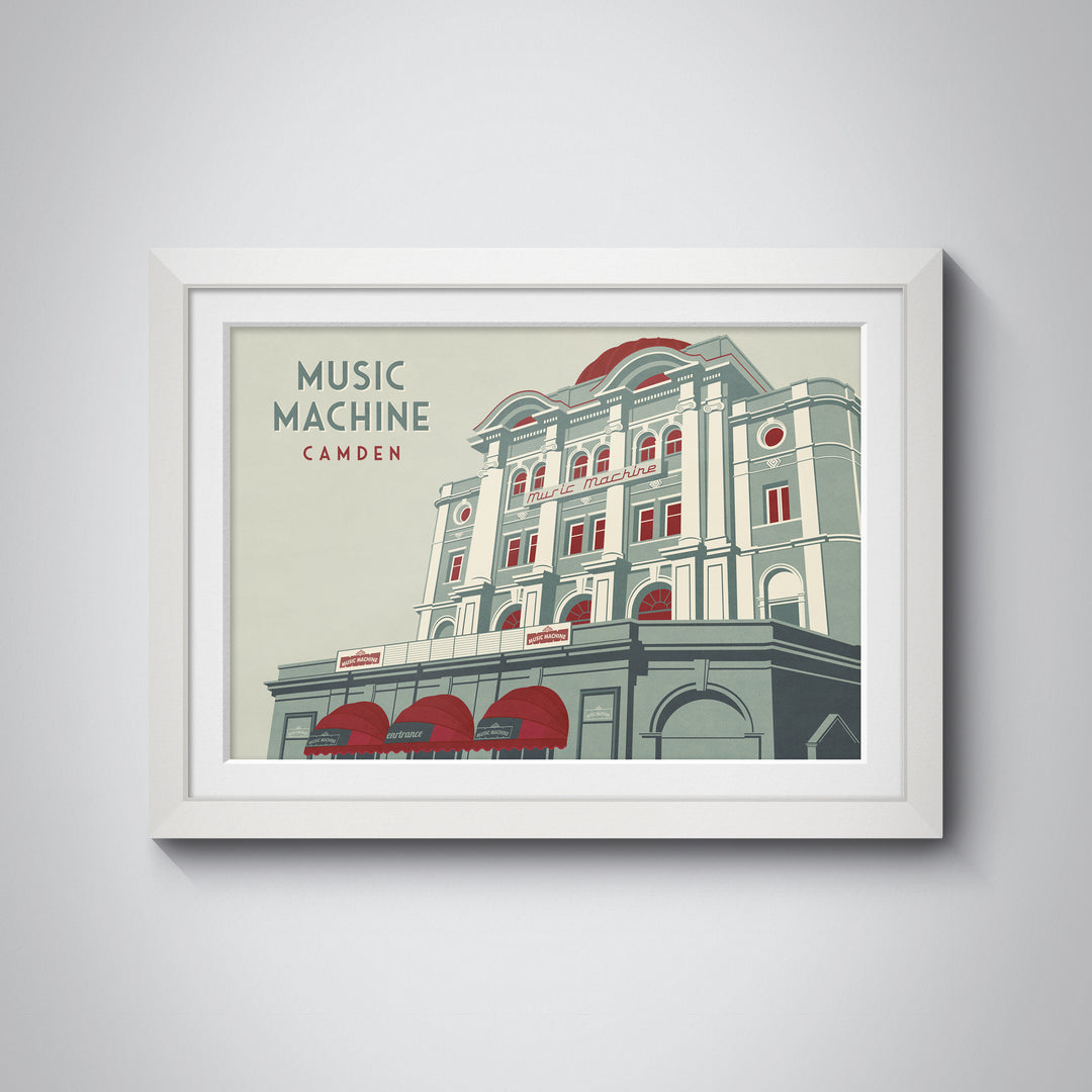 Music Machine Camden London Travel Poster