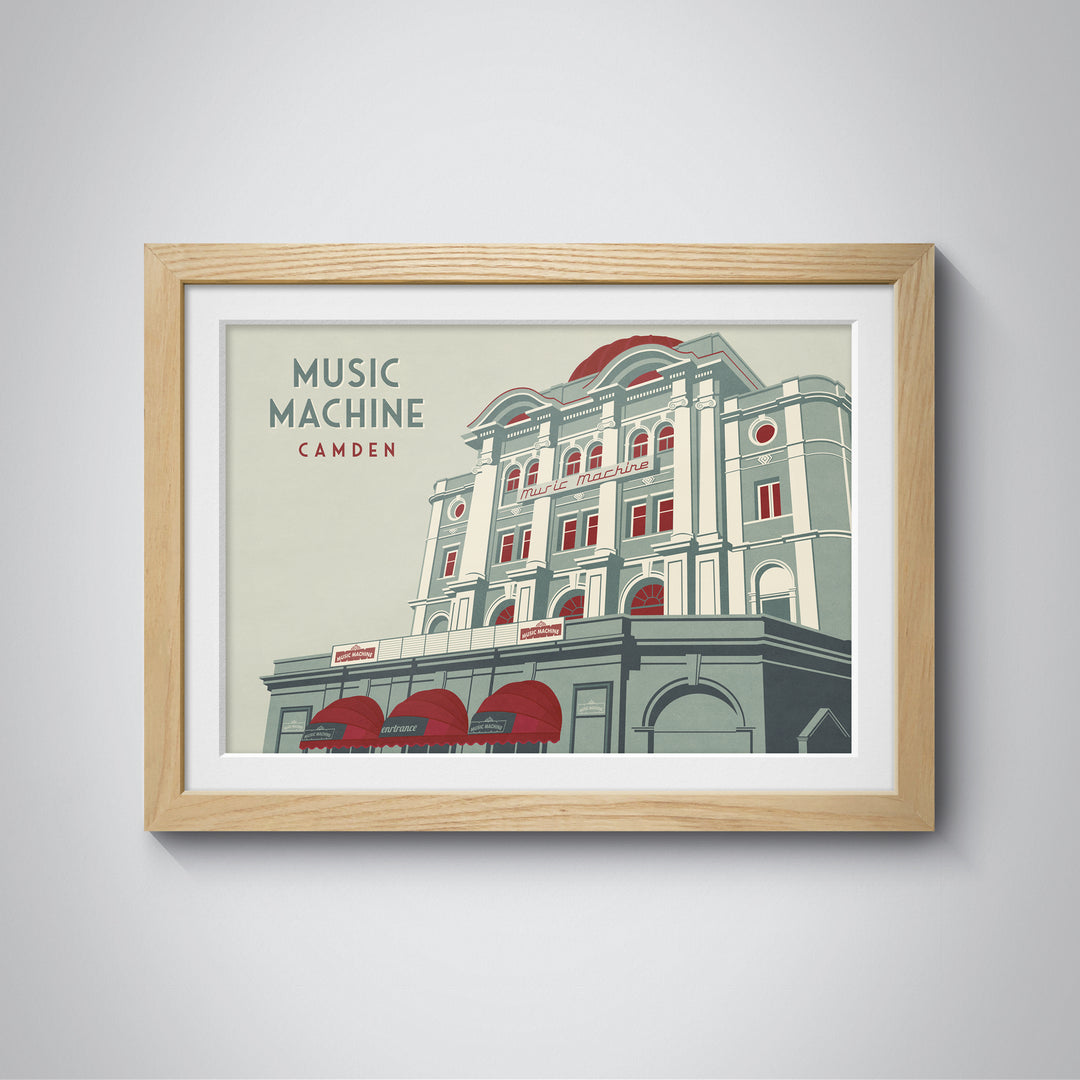 Music Machine Camden London Travel Poster