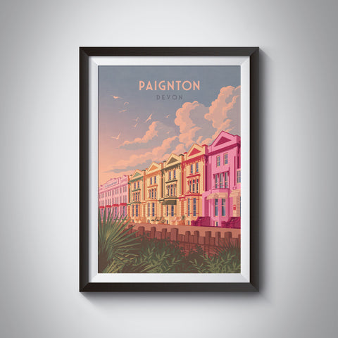 Paignton Devon Travel Poster