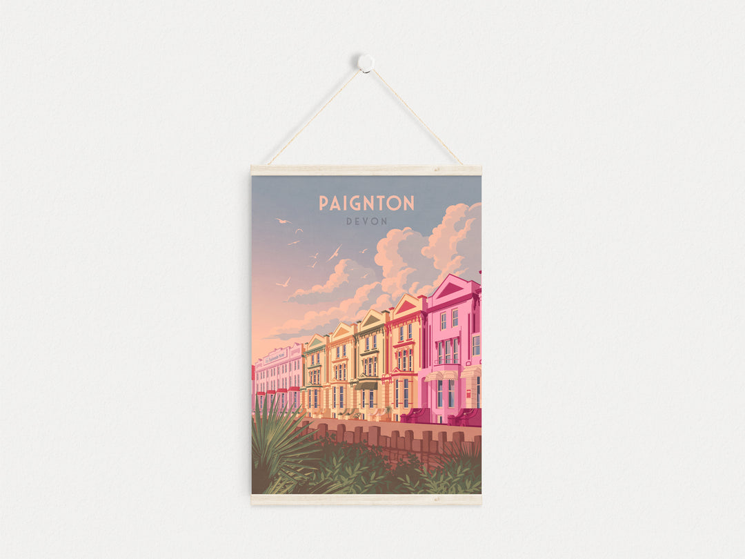 Paignton Devon Travel Poster