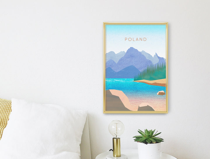 Poland Minimal Travel Poster