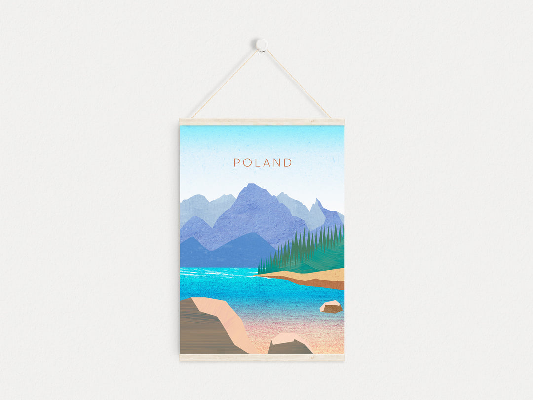 Poland Minimal Travel Poster