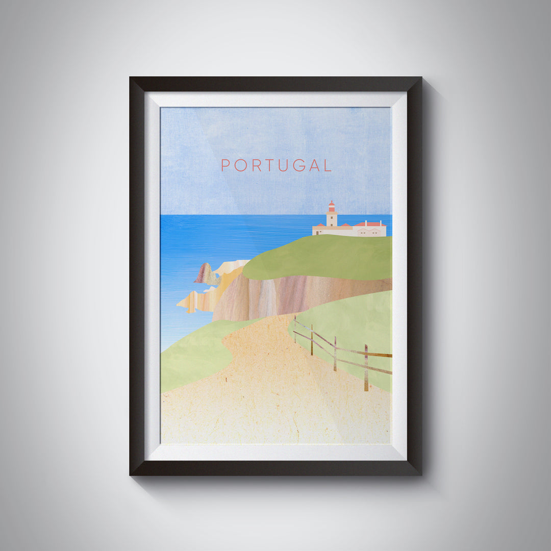 Portugal Minimal Travel Poster