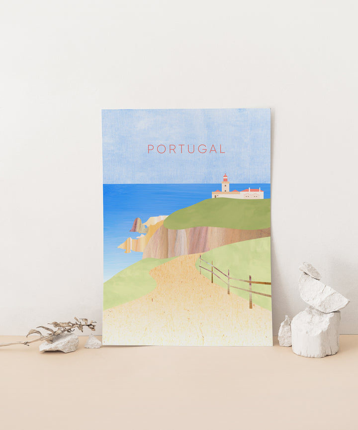 Portugal Minimal Travel Poster