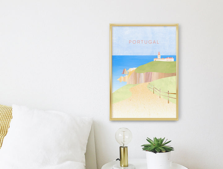 Portugal Minimal Travel Poster