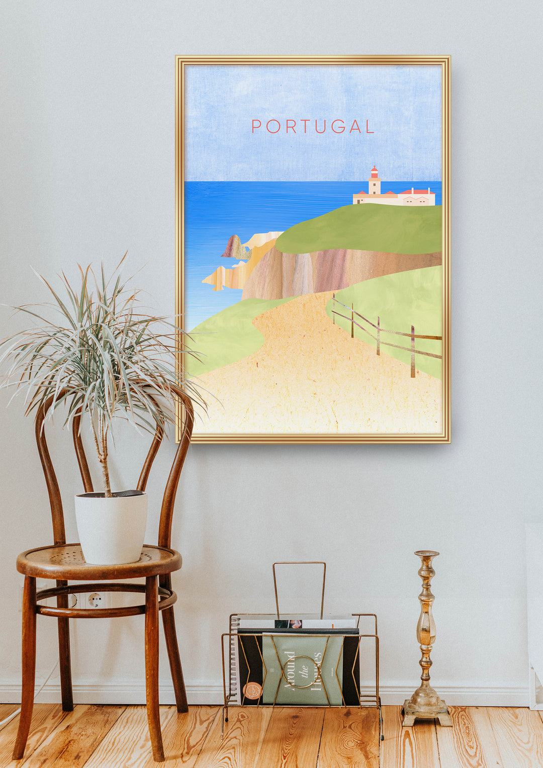 Portugal Minimal Travel Poster