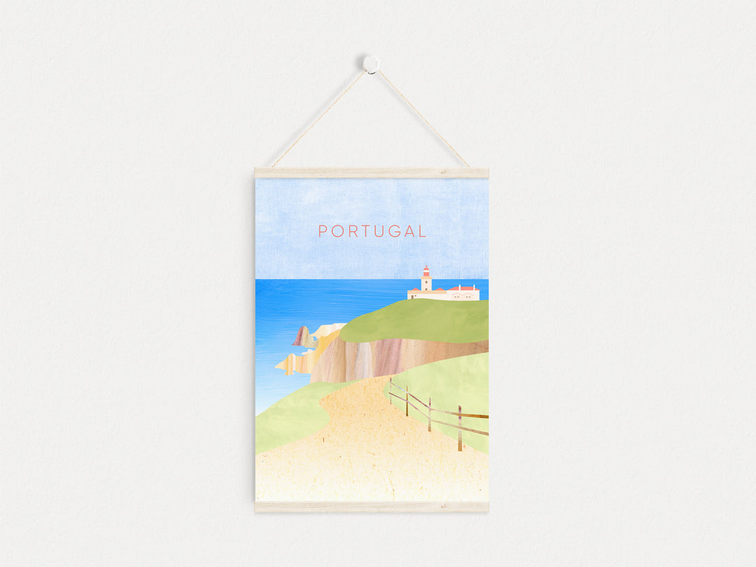 Portugal Minimal Travel Poster