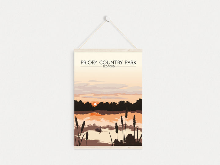 Priory Country Park, Bedford Travel Poster