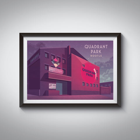 Quadrant Park Nightclub Bootle Poster