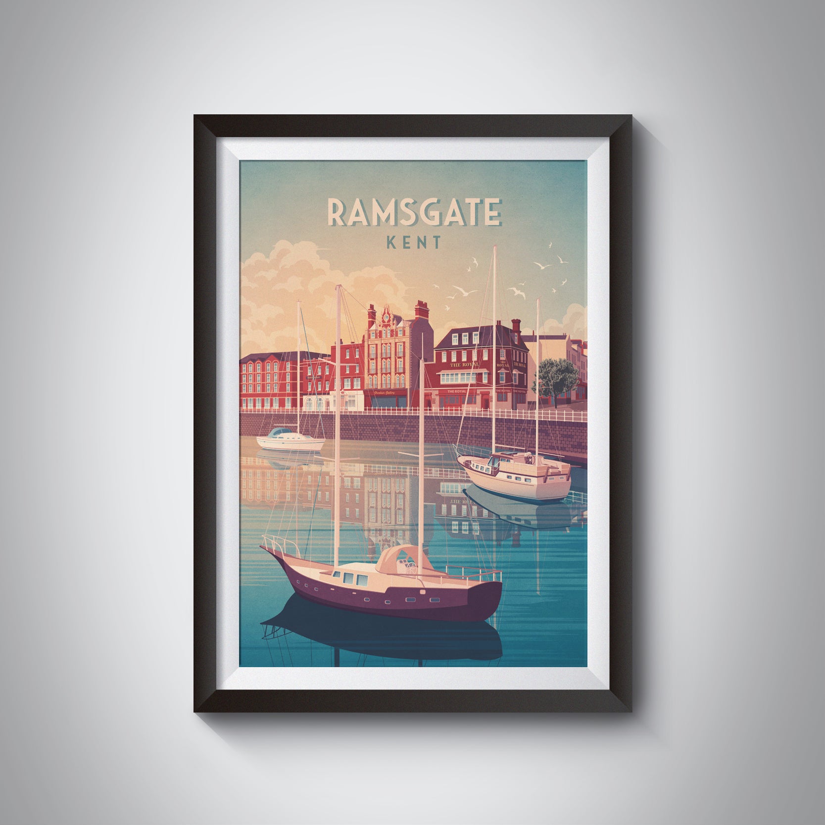 Ramsgate Seaside Travel Poster