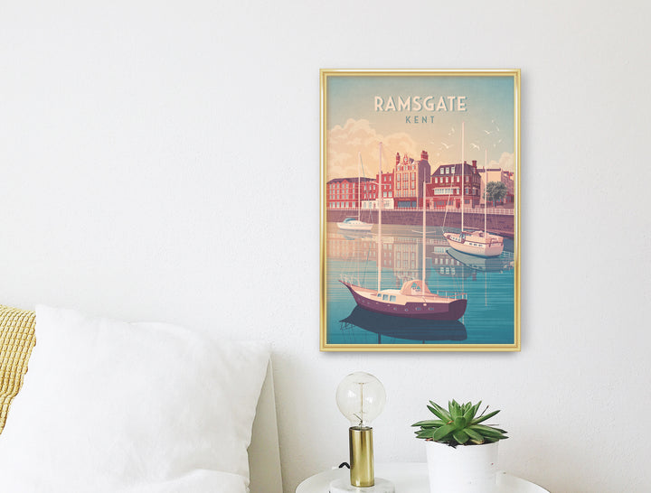 Ramsgate Seaside Travel Poster