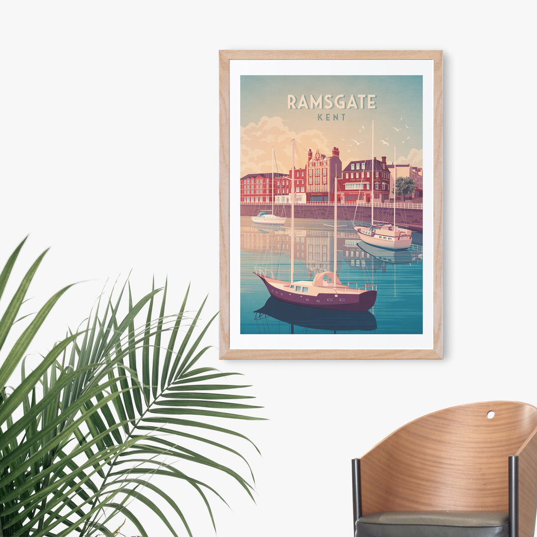 Ramsgate Seaside Travel Poster