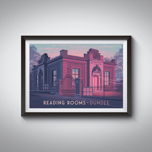 Reading Rooms Dundee Travel Poster