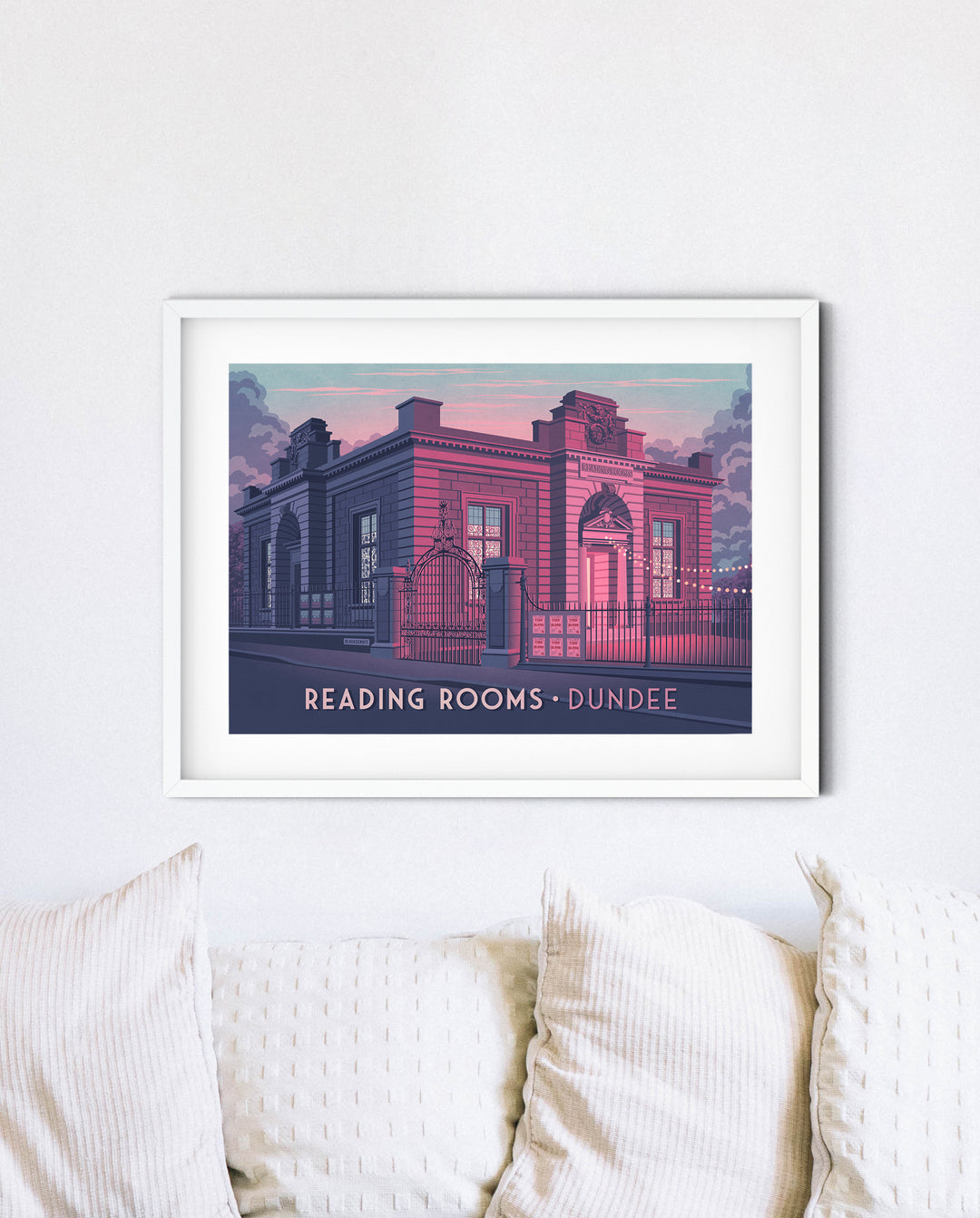 Reading Rooms Dundee Travel Poster