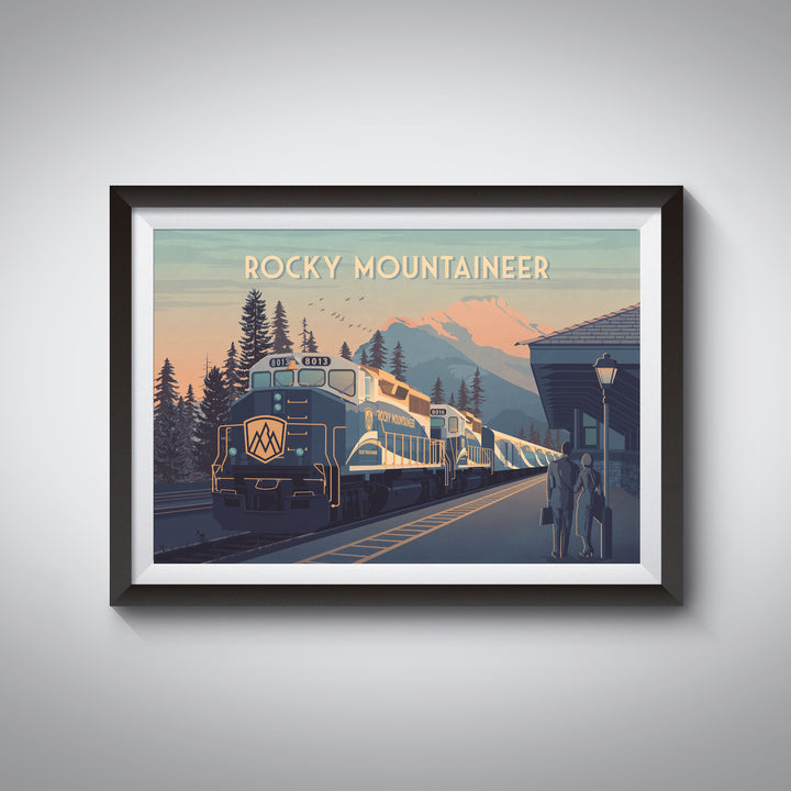 Rocky Mountaineer Travel Poster