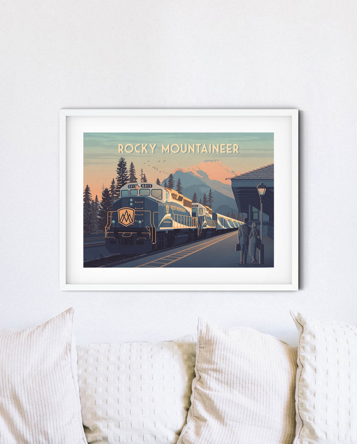 Rocky Mountaineer Travel Poster