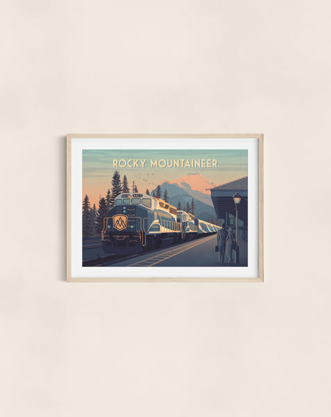 Rocky Mountaineer Travel Poster