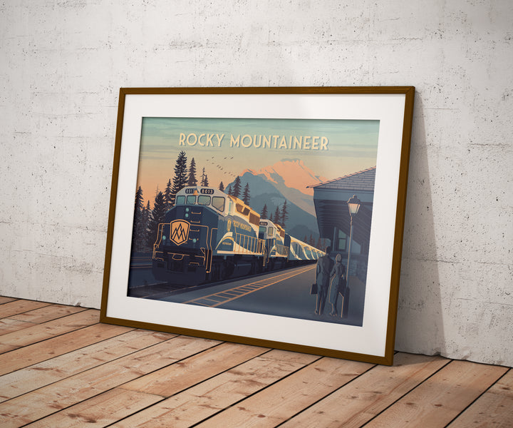 Rocky Mountaineer Travel Poster