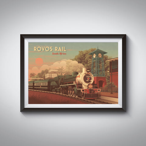 Rovos Rail South Africa Travel Poster