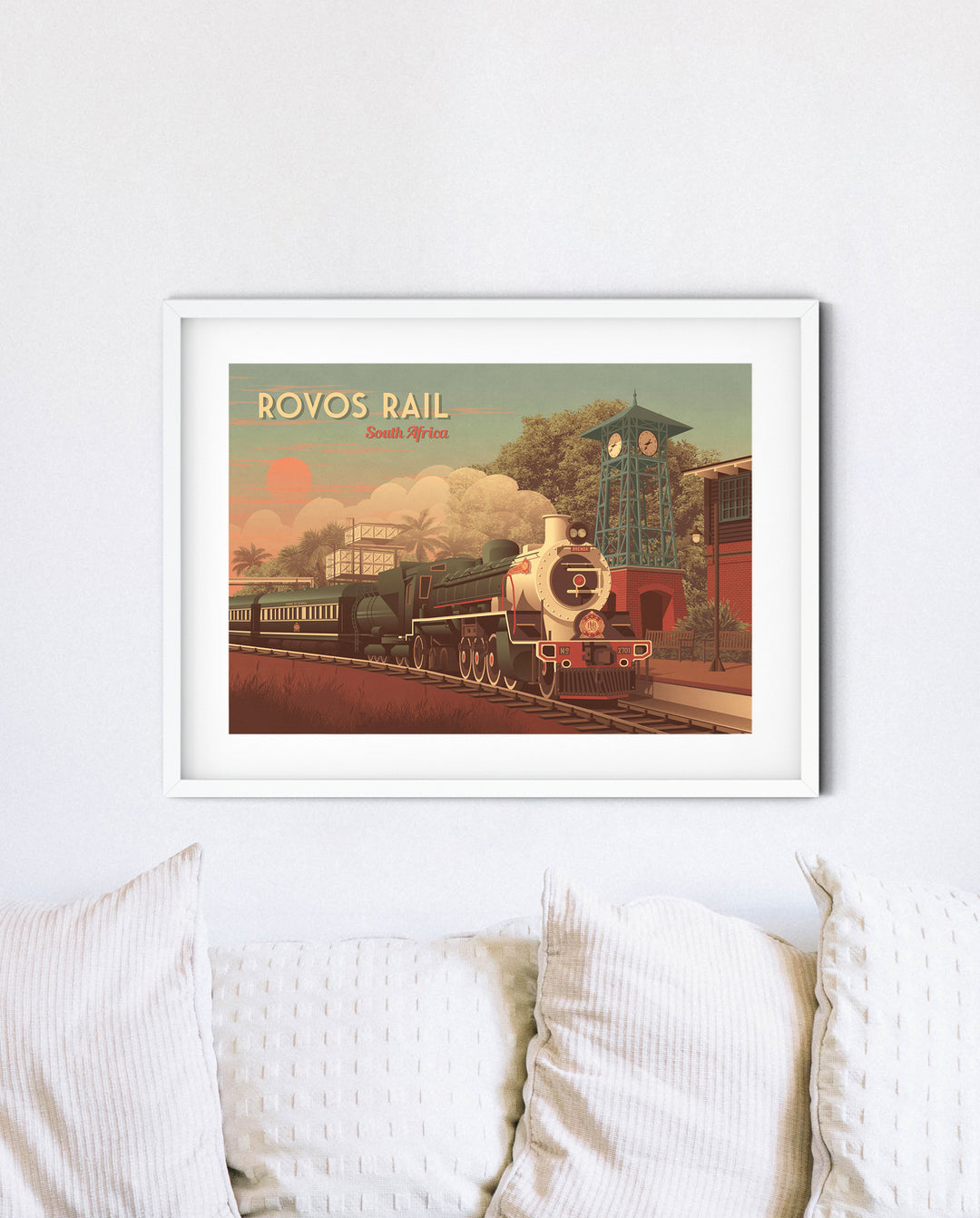 Rovos Rail South Africa Travel Poster