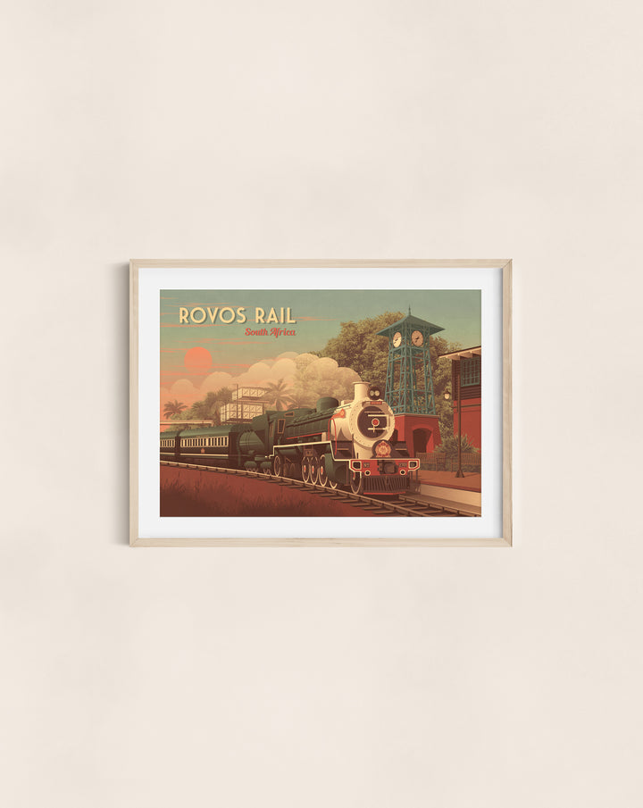 Rovos Rail South Africa Travel Poster