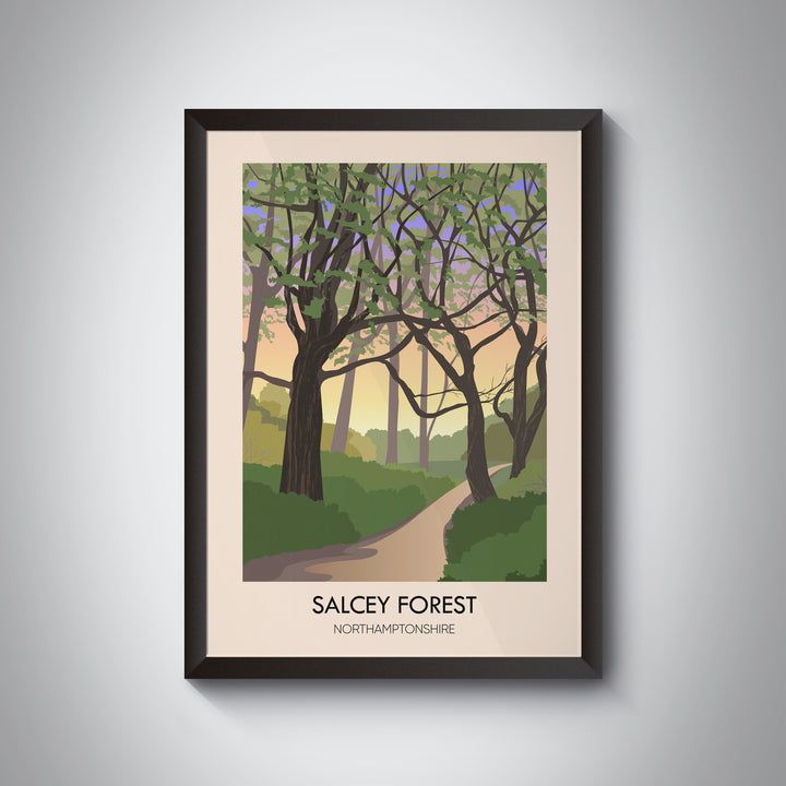 Salcey Forest Travel Poster