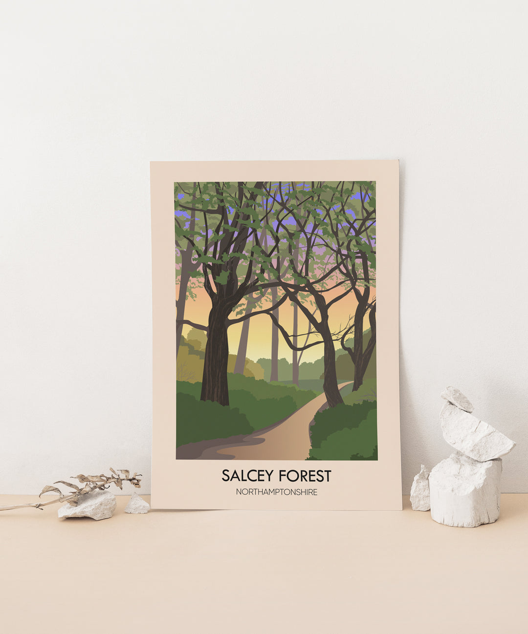 Salcey Forest Travel Poster