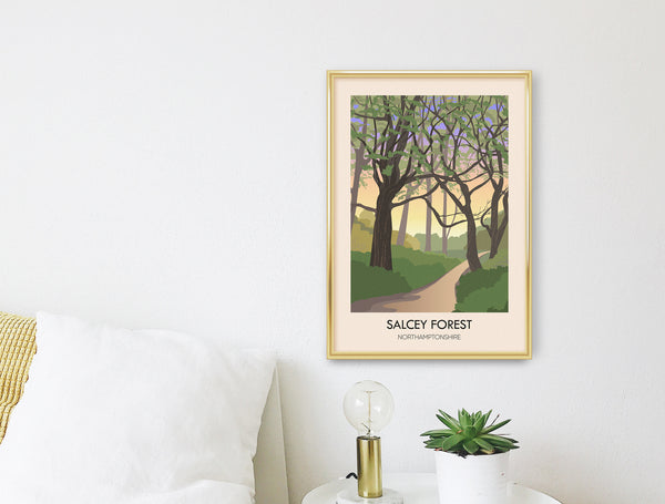 Salcey Forest Travel Poster