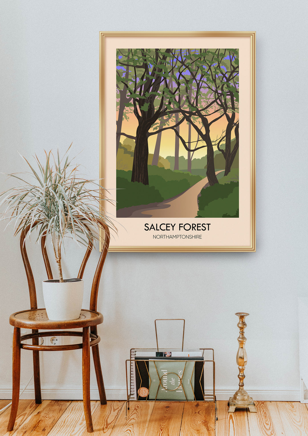 Salcey Forest Travel Poster