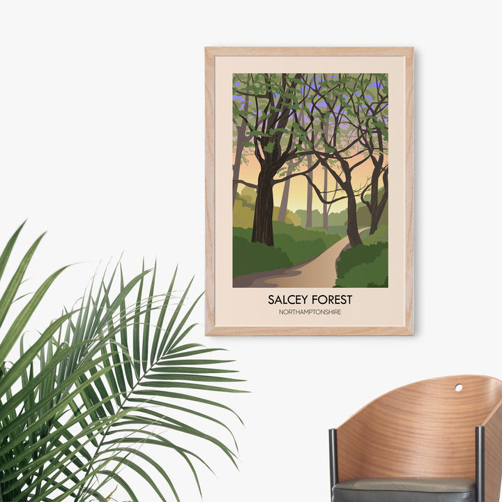 Salcey Forest Travel Poster