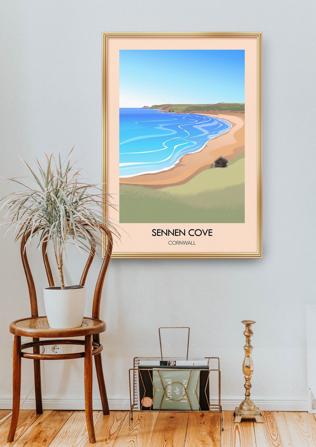 Sennen Cove Cornwall Travel Poster