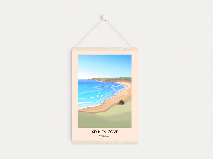 Sennen Cove Cornwall Travel Poster