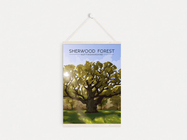 Sherwood Forest Travel Poster