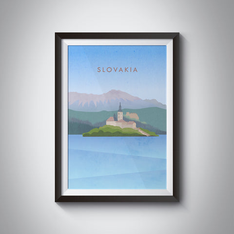 Slovakia Minimal Travel Poster