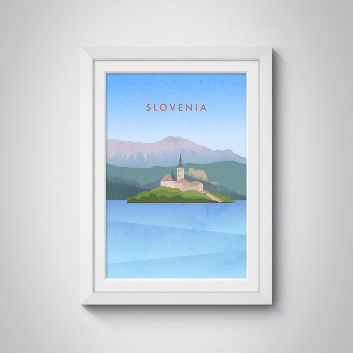 Slovenia Minimal Travel Poster