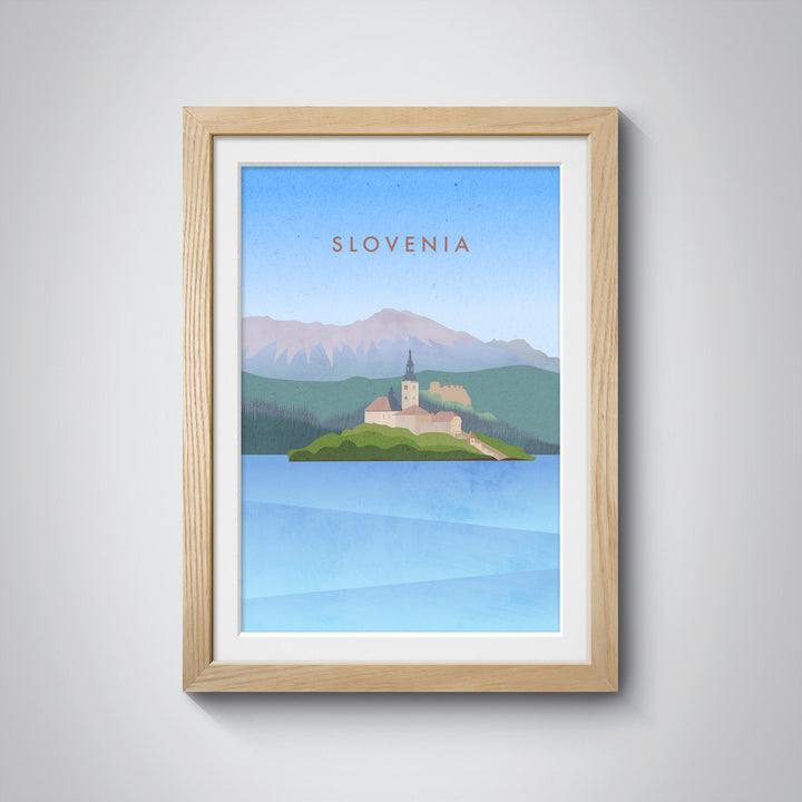 Slovenia Minimal Travel Poster