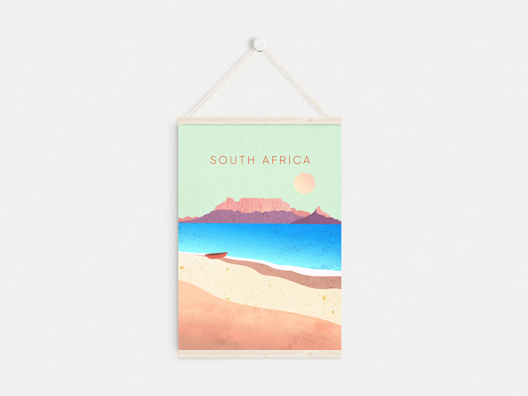 South Africa Minimal Travel Poster