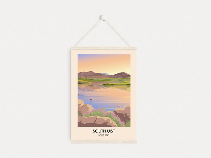 South Uist Scotland Travel Poster