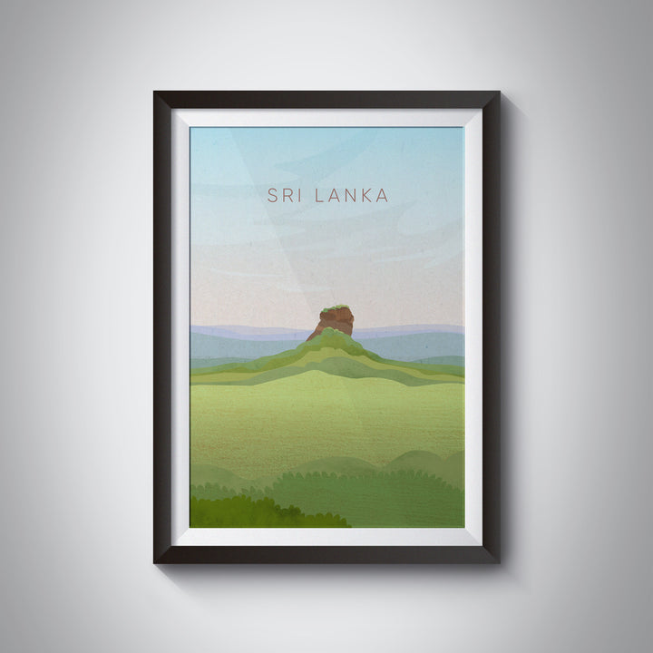 Sri Lanka Minimal Travel Poster