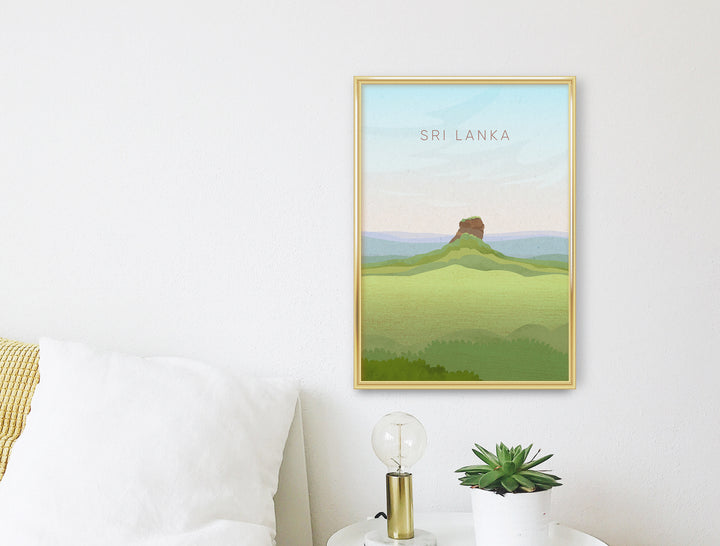 Sri Lanka Minimal Travel Poster