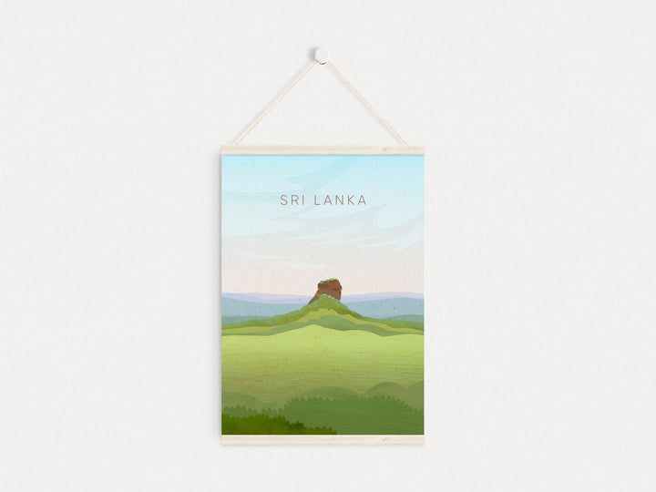 Sri Lanka Minimal Travel Poster