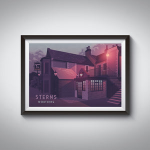 Sterns Nightclub Worthing Poster