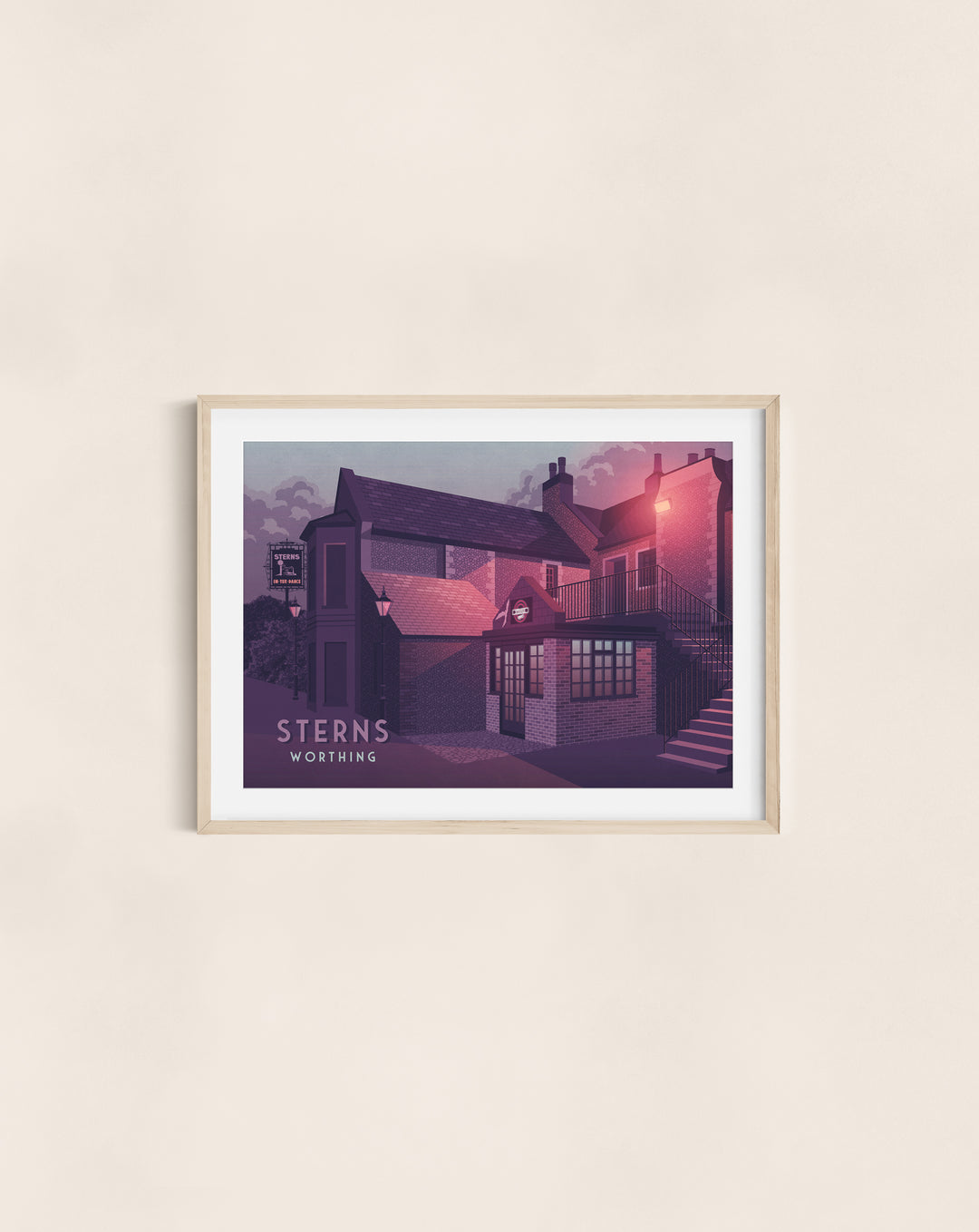 Sterns Nightclub Worthing Poster