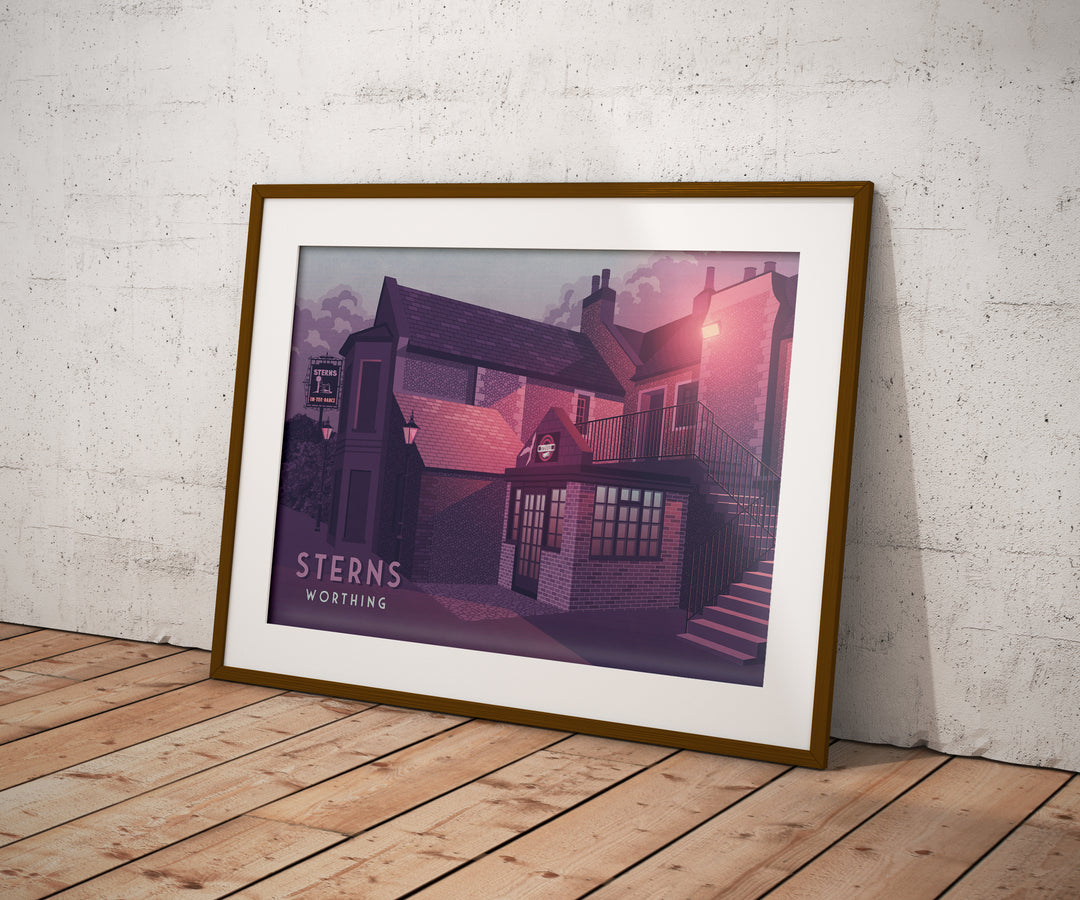 Sterns Nightclub Worthing Poster